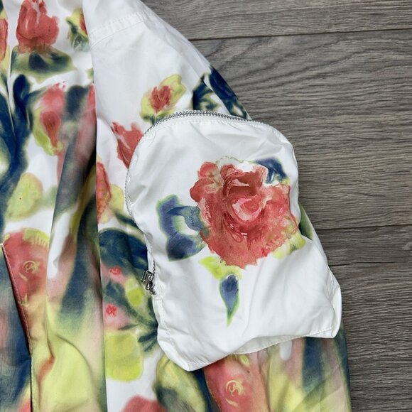 Nike Bomber Jacket Sz XL Womens Sportswear Artist Collection Sail Multicolor - Picture 10 of 14